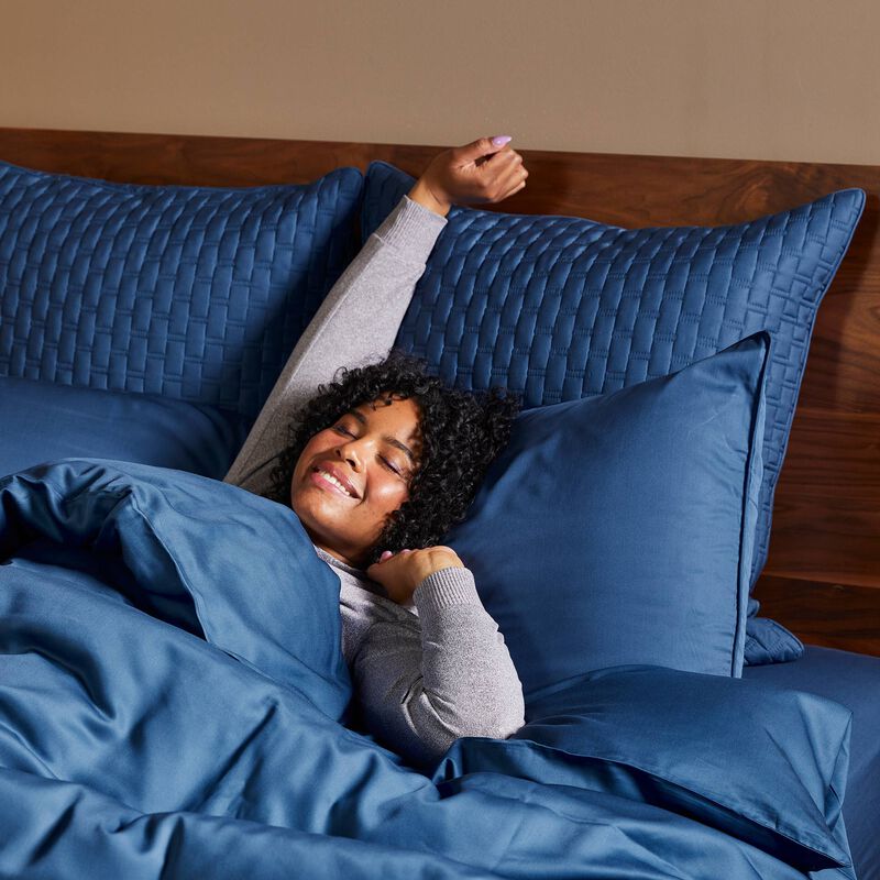 BedVoyage Luxury 100% viscose from Bamboo Quilted Euro Sham, 1pc