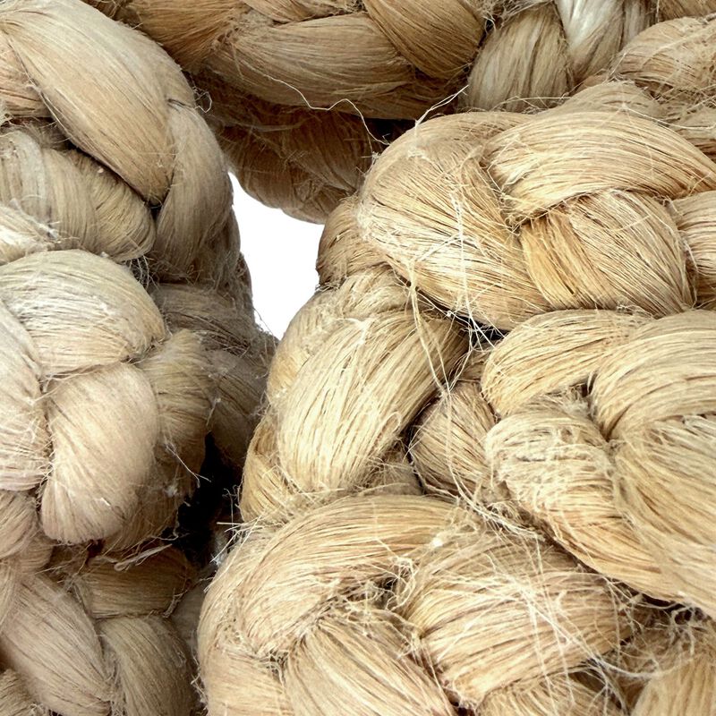 Set Of 3 Decorative Jute Orbs 6 In Braided Rope Bowl Filler Balls image number 3