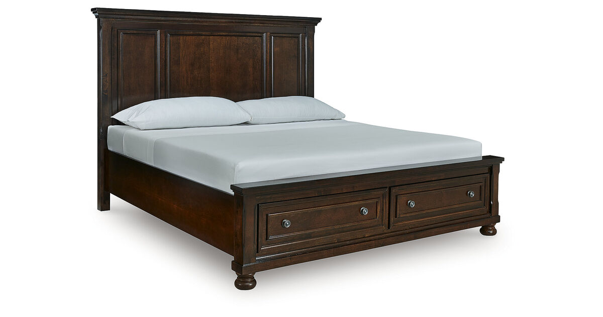 Porter King Panel Storage Bed