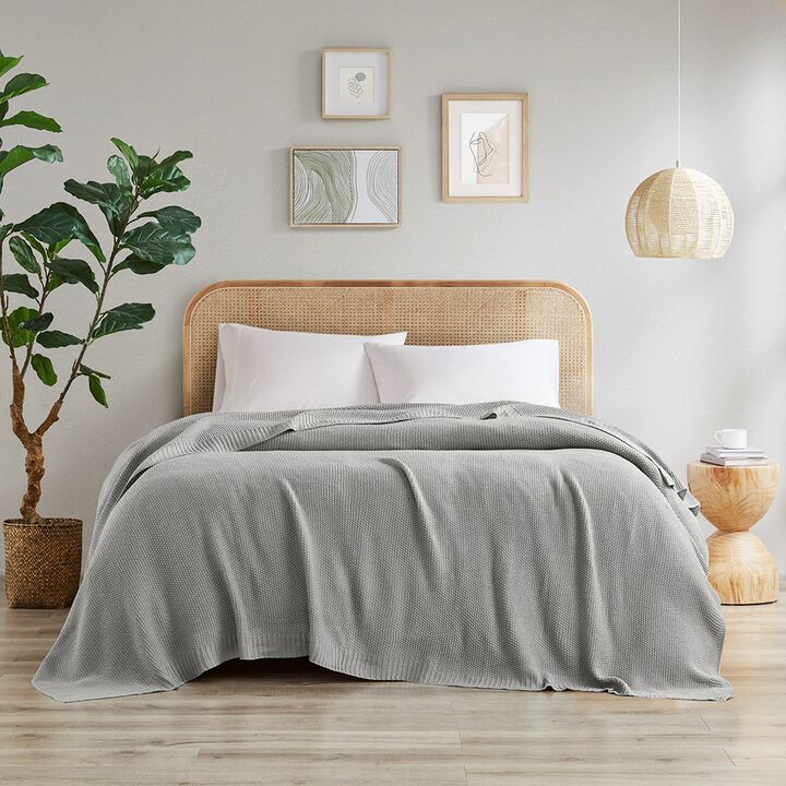Gracie Mills Lessie Classic Knit Cottage Blanket