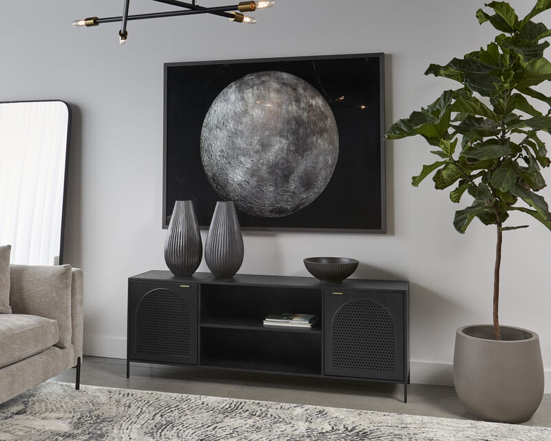 Aziza Media Console & Cabinet