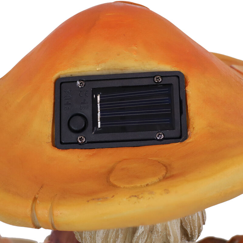 Sunnydaze Bernard the Bookworm Outdoor Solar-Powered Gnome - 16 in