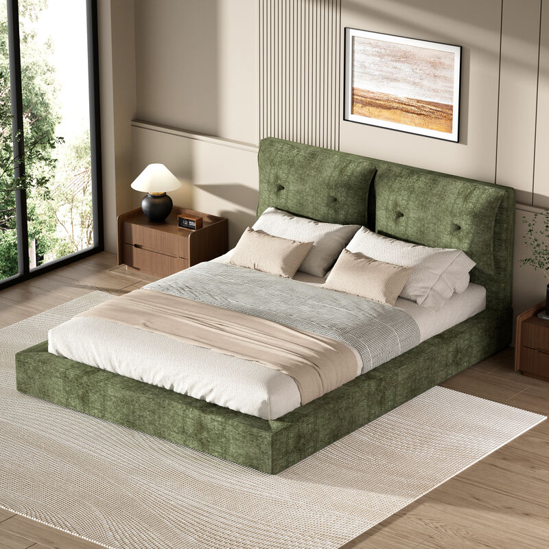 Zeck Upholstered Bed Frame image number 2