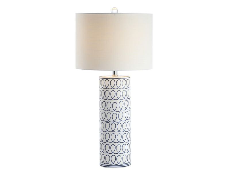 Loop Ceramic Modern Column LED Table Lamp