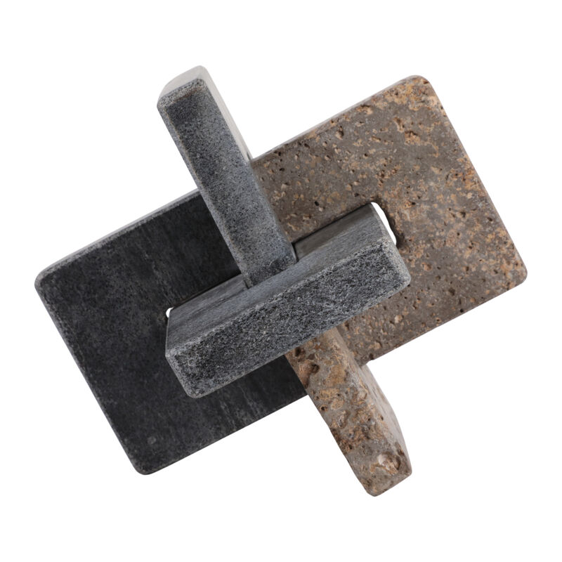 Marble & Dark Travertine Knot image number 3