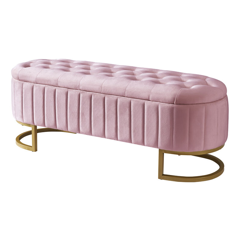 Scajul Elegant Upholstered Storage Ottoman image number 3