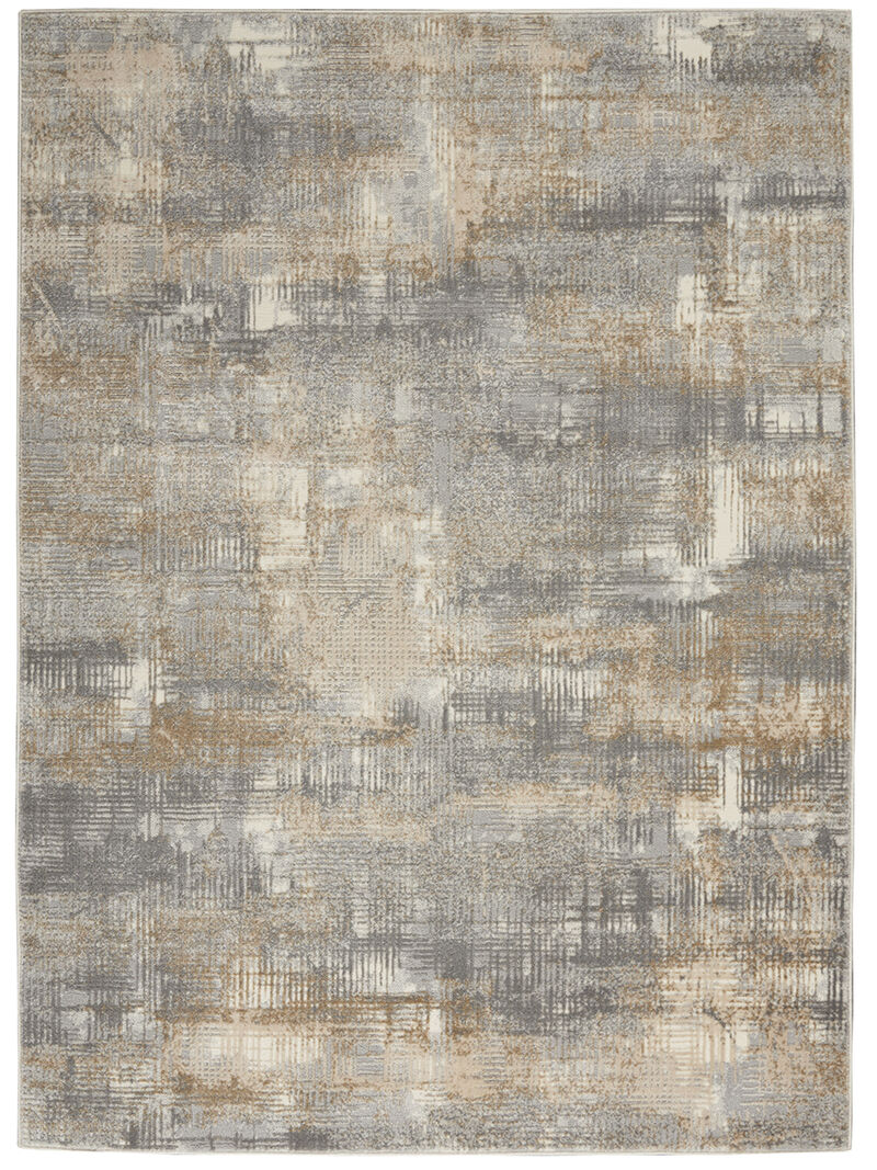 CK950 Rush CK951 Gray/Beige 5'3" x 7'3" Rug image number 0
