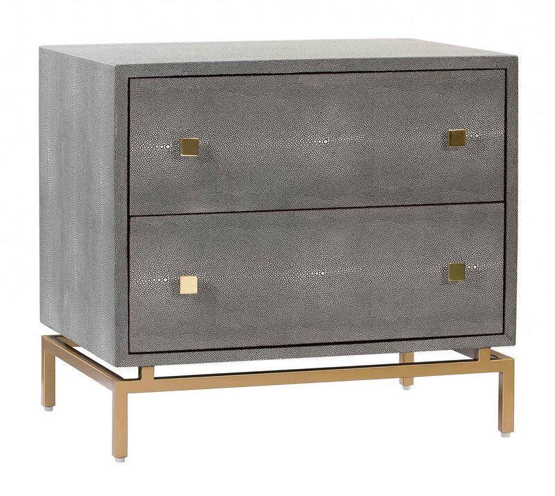 Casafoyer Pesce Shagreen Nightstand image number 0