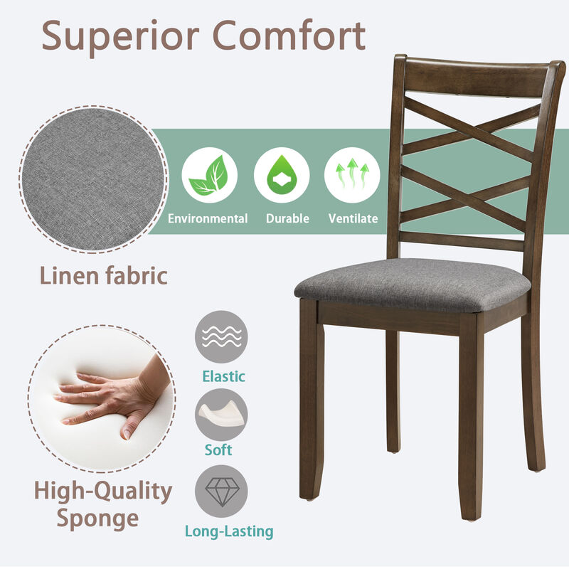 TATEUS Dining Chair Set image number 4