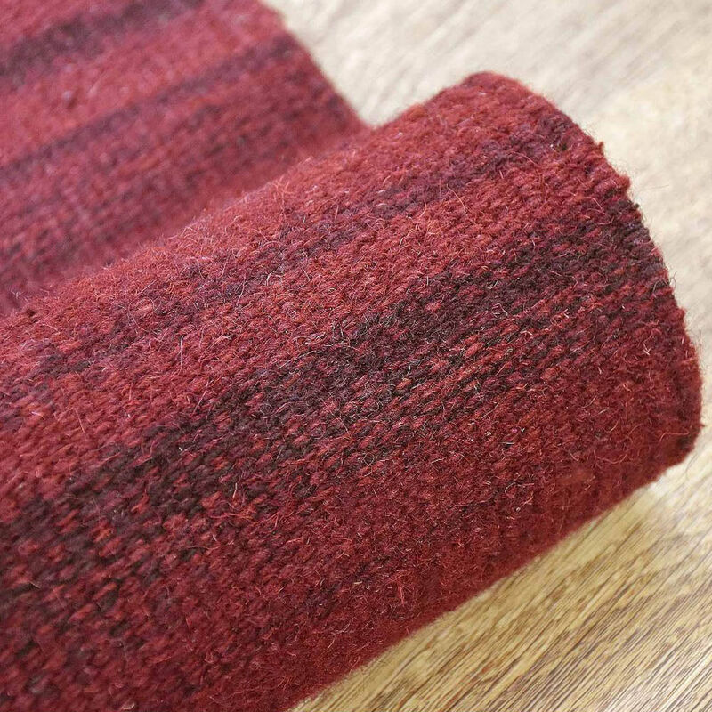 RUGSOTIC CARPETS HAND WOVEN FLAT WEAVE KILIM WOOL ECO-FRIENDLY AREA RUGS - Square Shape, Solid Plain Design, Low Pile  Handmade Area Rugs for Living Room, Bed Room (D00111) image number 7