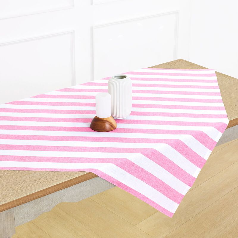 Linen Table Throw - Cabana Stripe image number 0