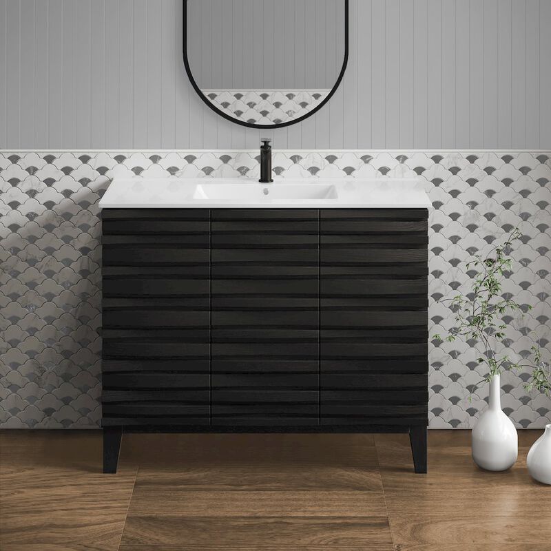 Cascade 36" Freestanding Bathroom Vanity with Sink Top image number 5