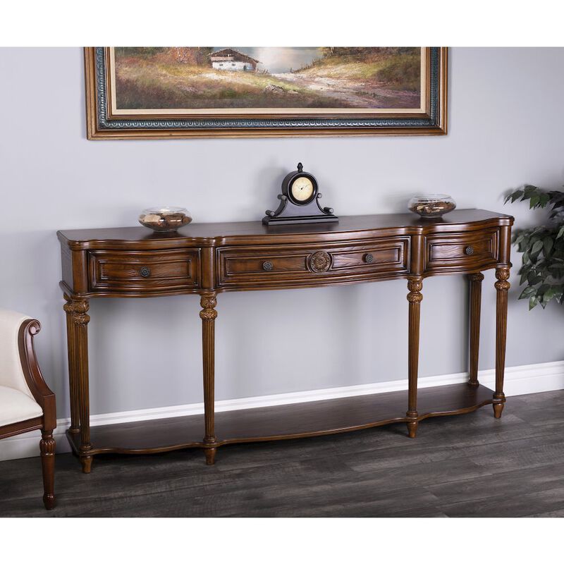 Butler Specialty Company Peyton Console Table, Medium Brown