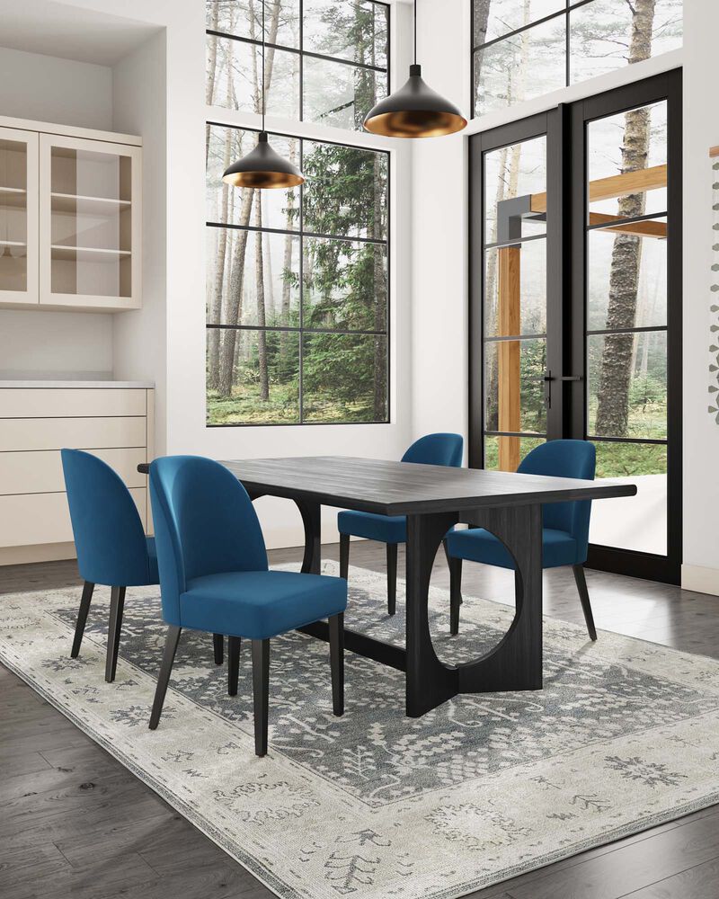 Hillman Blue Dining Chairs (Set of 4)