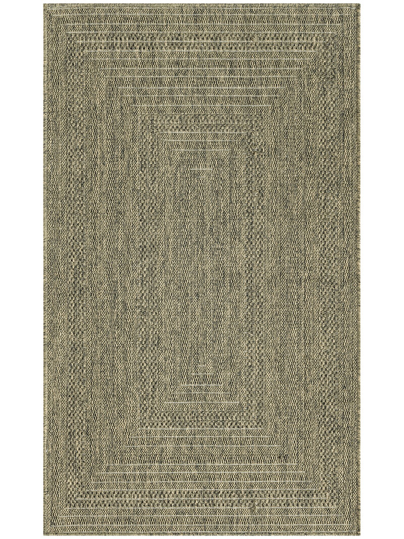 Tulum TLM04 Olive 3' x 5' Rug image number 0