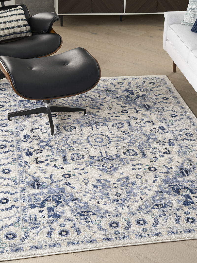Passion PSN33 Ivory/Gray 5'3" x 7'3" Rug image number 6