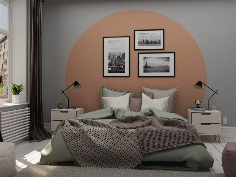 Rockefeller Beige 2-Drawer Nightstands (Set of 2)