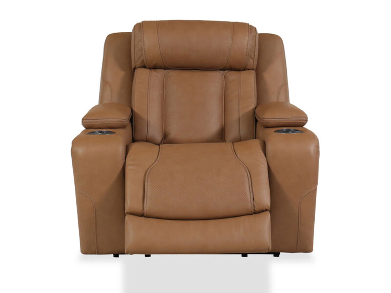 Kuka Furniture, Inc|Winston Butternut Sofa|Butternut Zero G Recliner|Leather, Power Recliner