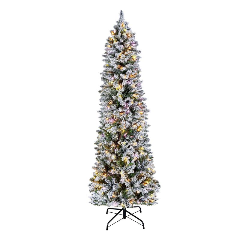 6ft Artificial Christmas Tree Prelit with 240 LED Lights Decor image number 0