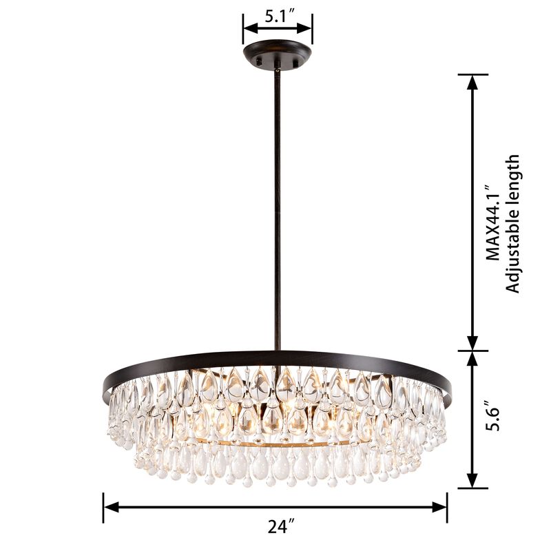 Windsor Imperial Crystal 6-light Chandelier image number 3