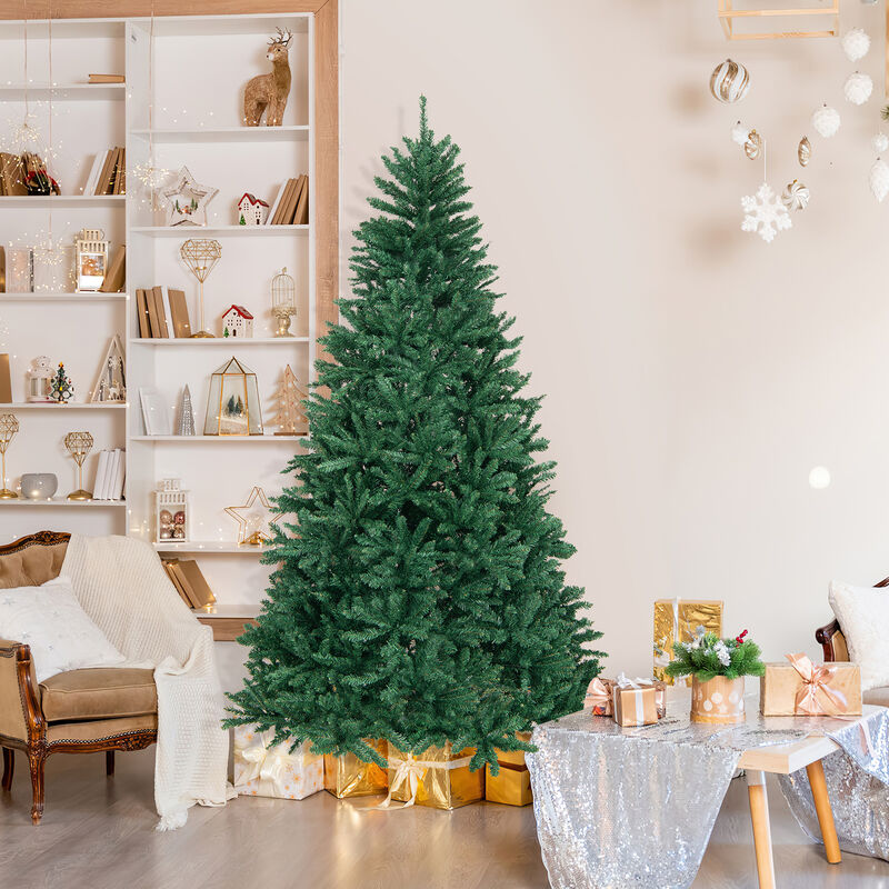 Artificial Christmas Tree with Sturdy Folding Metal Stand for Holiday Decor image number 2