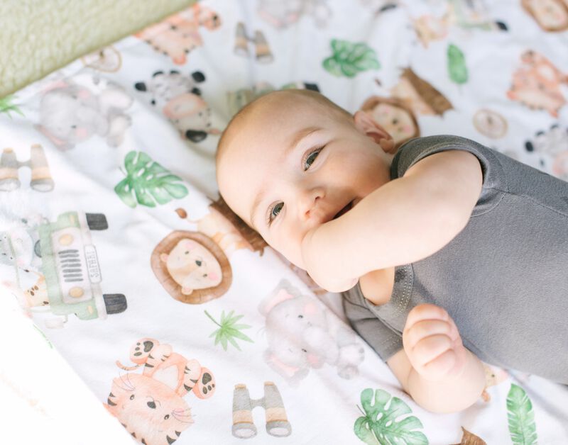 Honey Lemonade - Premium Baby & Toddler Minky Blanket (Safari)