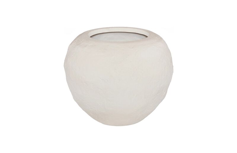 Small Off-White Aera Planter - Wide