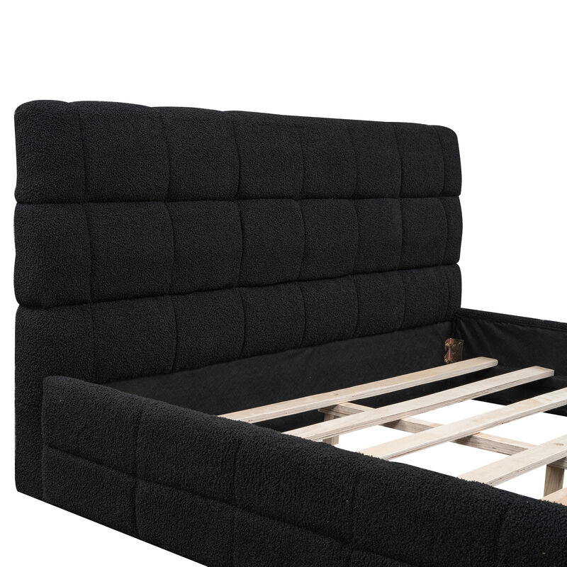 Merax Classic Upholstered Platform Bed