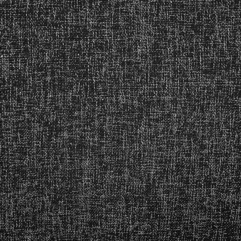 Meridian Furniture Gramercy Black Linen Textured Fabric Dining Chair, Set of 2