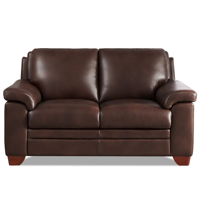 Magnum Top Grain Leather Loveseat