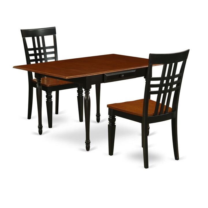 Dining Room Set Black & Cherry
