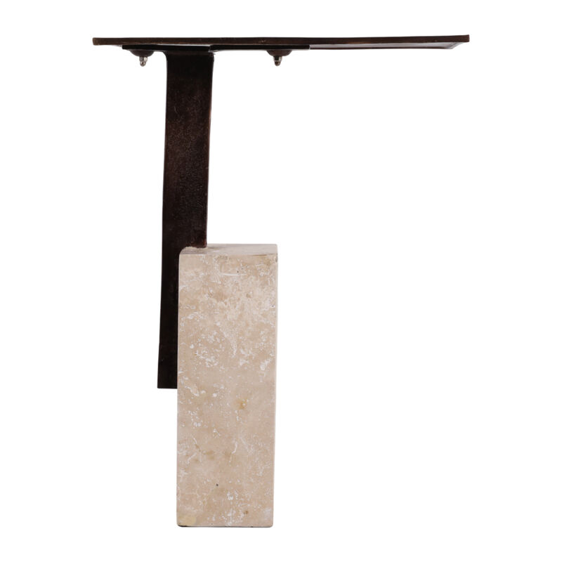 22x16 Travertine Accent Table image number 3