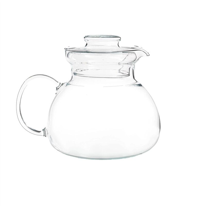 Heatproof Glass Teapot Kettle &ndash; 1.5 Quart Stovetop Safe with Smooth Pouring Spout
