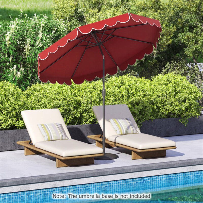 10 foot tilt patio umbrella 10-Foot Outdoor Water/UV-Resistant Umbrella, Round Garden Market Table Mental Umbrella, with Crank, Adjustable Levels, Perfect For BBQ, Seaside, Swimming Pool, Beige : Patio, Lawn & Garden Boasting a solid 1.5 10 Ft Offset Cantilever Patio