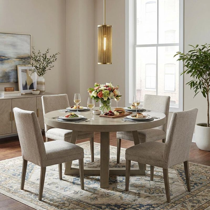 HomeRoots Basetti 1-Light Gold Pendant image number 1