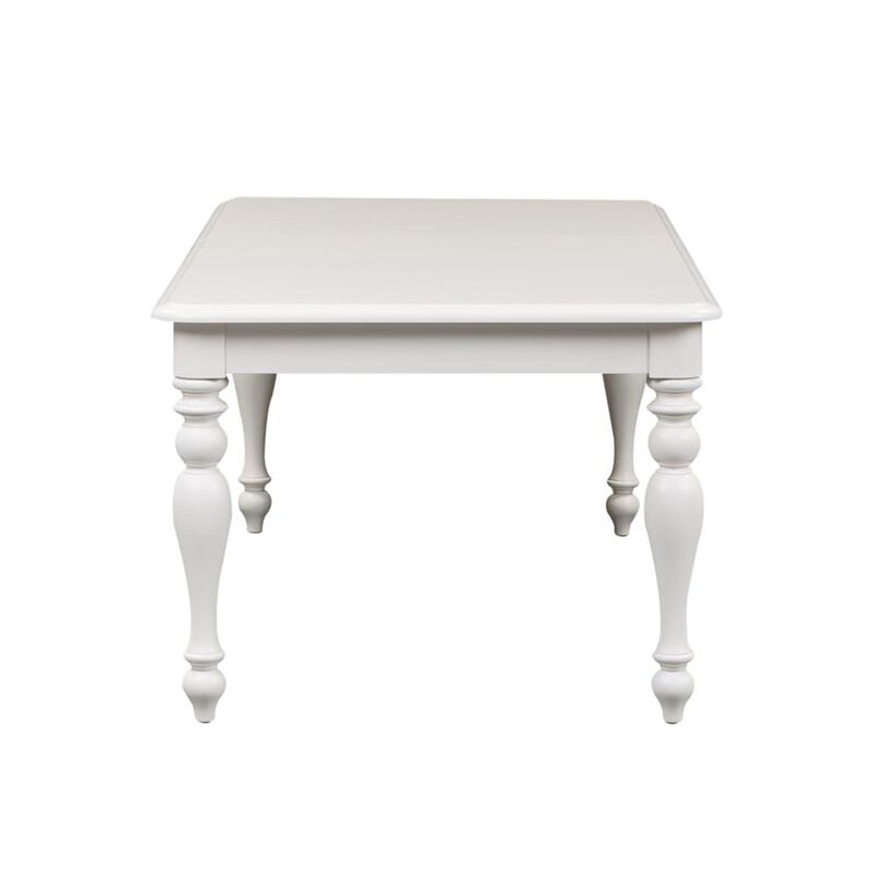 Liberty Furniture Summer House Rectangular Leg Table in Oyster White image number 5