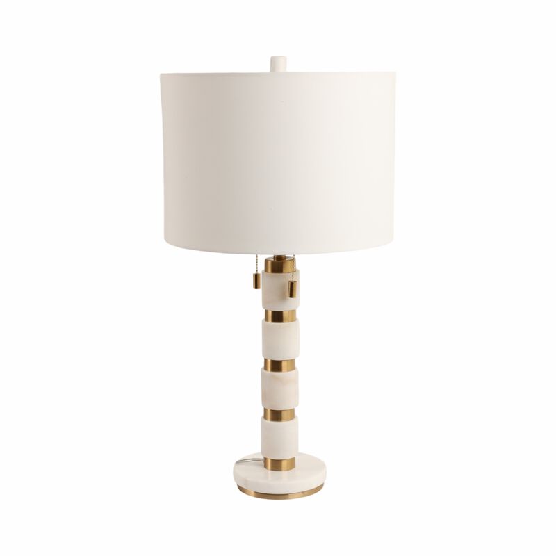 27x14" Stacked Marble Lamp image number 3