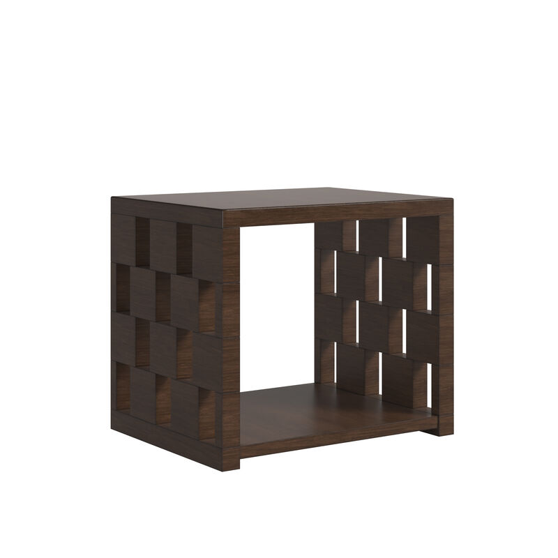Verge Rectangle End Table image number 0