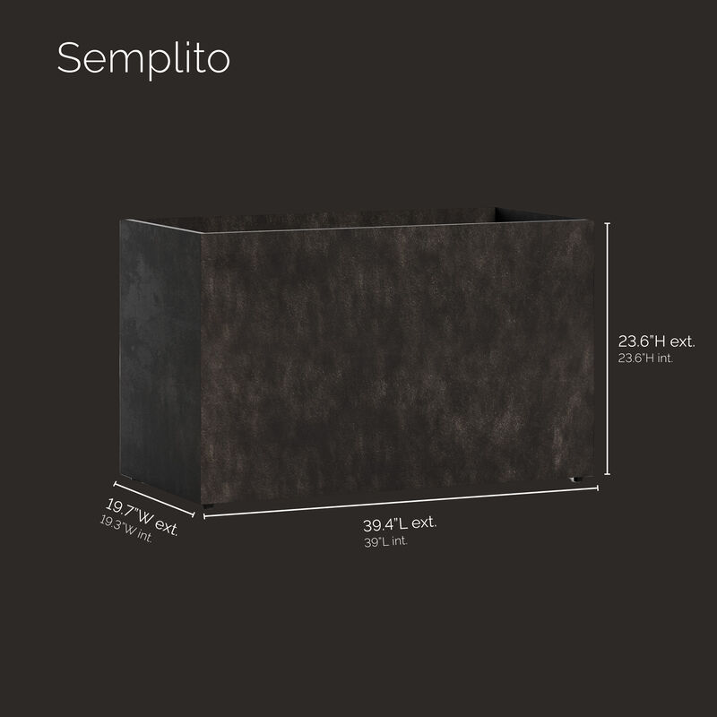 COSAPOTS Semplito Rectangular Planter