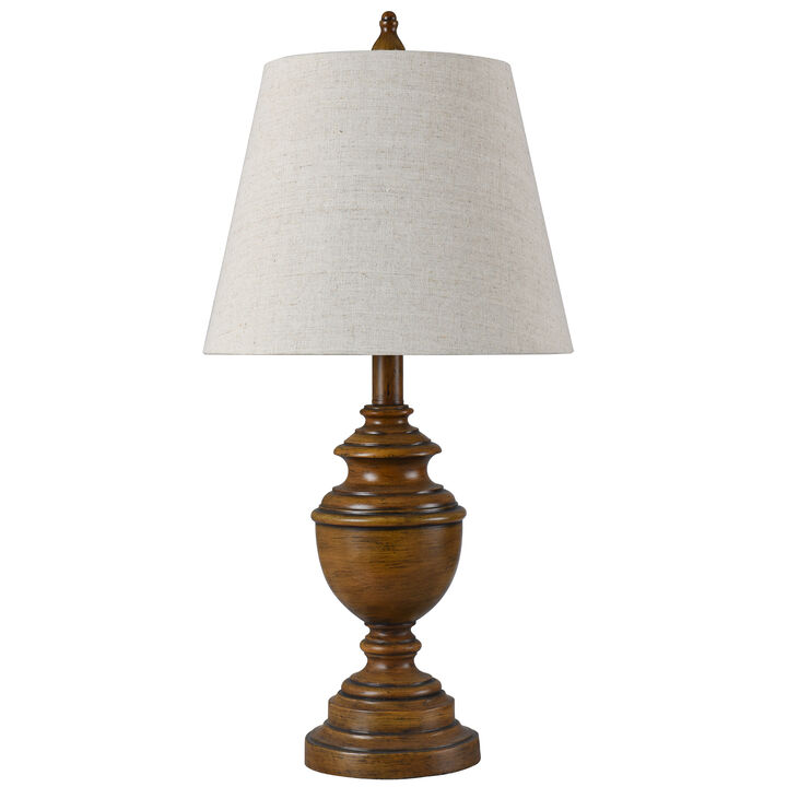 French Oak Table Lamp (Set of 2)