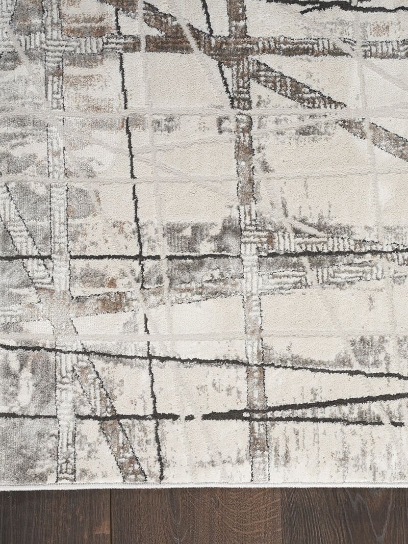 Desire DSR03 Gray/Silver 9' x 12' Rug