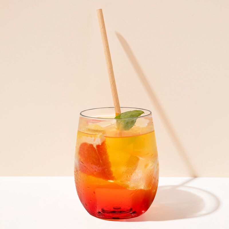 12 oz. Clear Elegant Stemless Plastic Wine Glasses (64 Glasses) image number 9