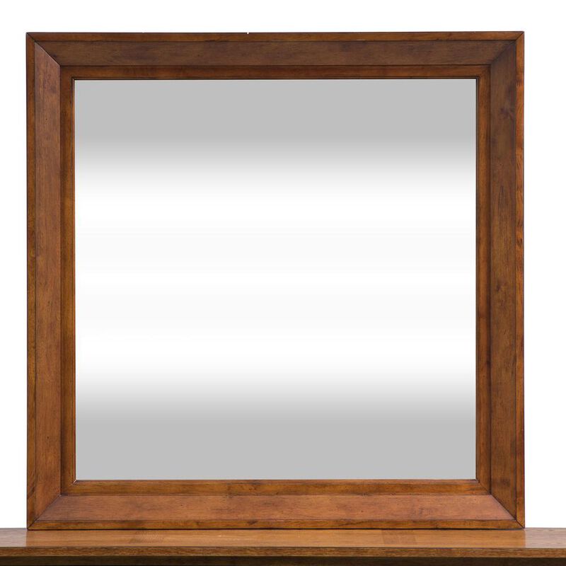 Liberty Furniture Grandpas Cabin Mirror in Aged Oak image number 0