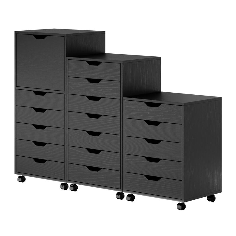 Winsome Wood Halifax Storage Cabinet, Black
