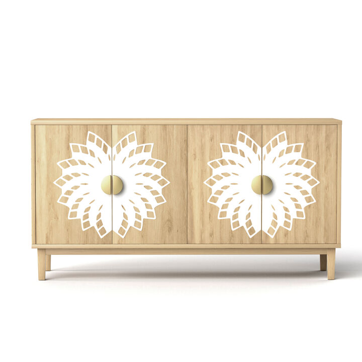 Rikof 63" Vintage-Style Sideboard