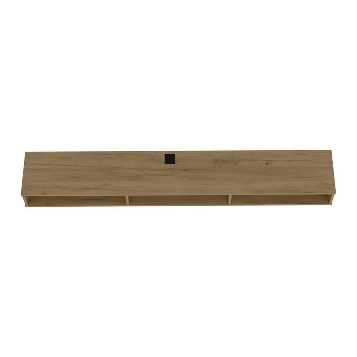 Northport Tv Stand, 3 Shelves, Natural Oak