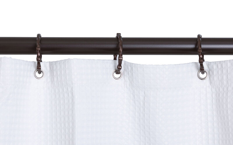 Rustproof Aluminum Hoop Oval Shower Rod image number 5