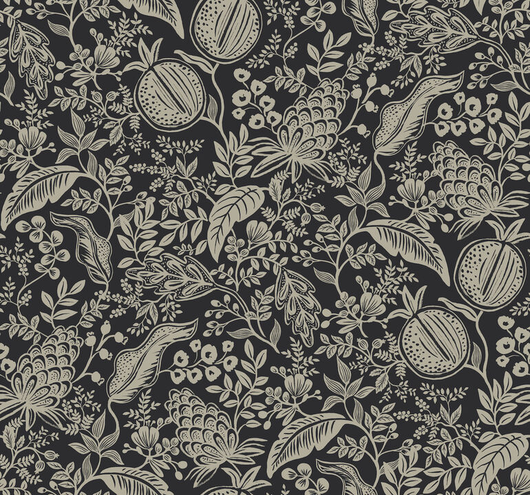 Pomegranate Black Wallpaper