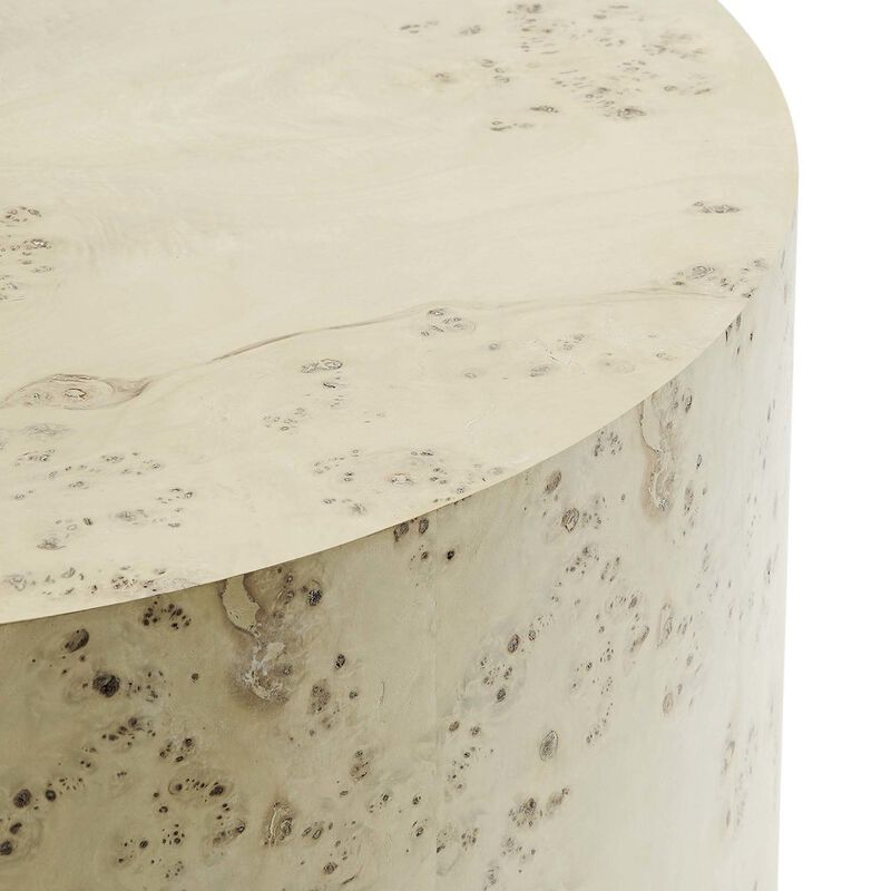Cosmos 35" Round Burl Wood Coffee Table image number 6