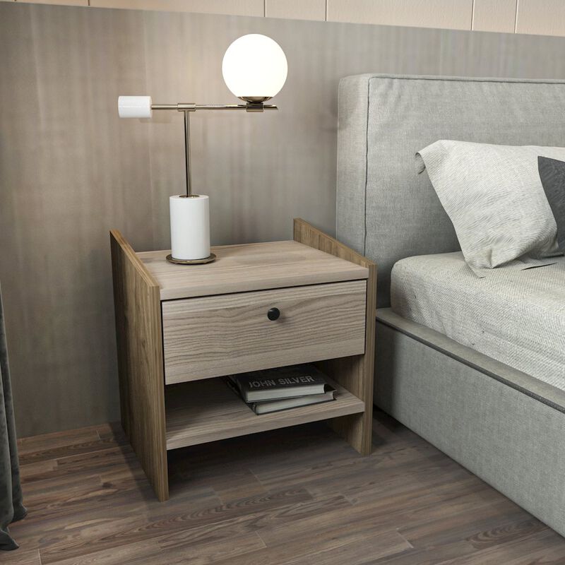 Decorotika Berlin Nightstand Walnut Cordoba